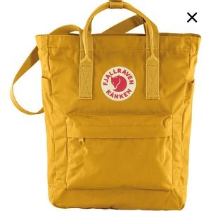 Fjallraven Kanken convertible backpack totepack (ochre)